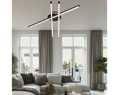 Citilux Trent CL203631 LED Люстра потолочная с пультом Чёрная