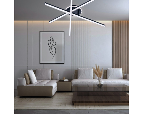 Citilux Trent CL203631 LED Люстра потолочная с пультом Чёрная