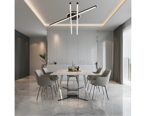 Citilux Trent CL203631 LED Люстра потолочная с пультом Чёрная