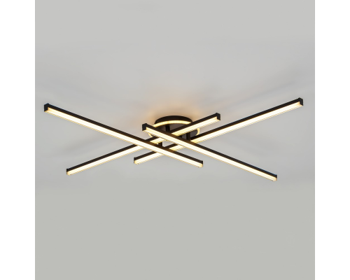 Citilux Trent CL203641 LED Люстра потолочная с пультом Чёрная