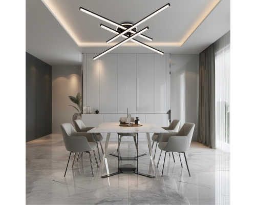 Citilux Trent CL203641 LED Люстра потолочная с пультом Чёрная