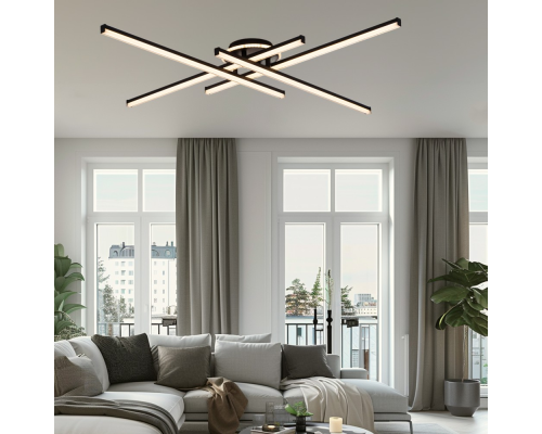 Citilux Trent CL203641 LED Люстра потолочная с пультом Чёрная