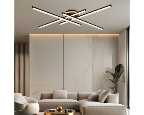 Citilux Trent CL203641 LED Люстра потолочная с пультом Чёрная