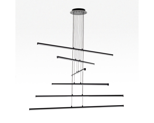 Citilux Trent CL203761 LED Люстра подвесная с пультом Чёрная