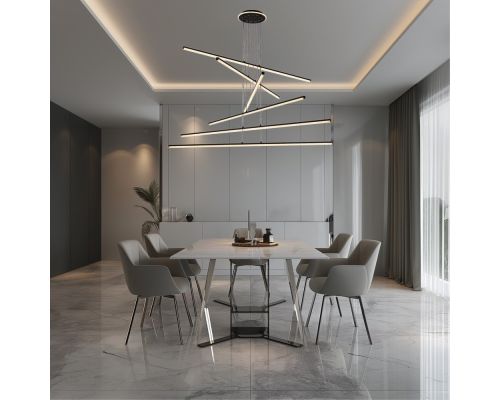 Citilux Trent CL203761 LED Люстра подвесная с пультом Чёрная