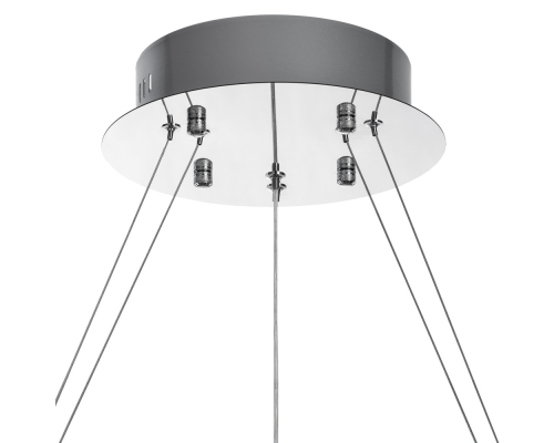 Citilux Чезаре CL338281 LED Люстра хрустальная с пультом Хром