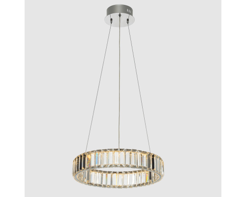 Citilux Чезаре CL338141 LED Люстра хрустальная с пультом Хром