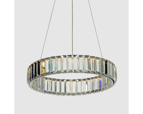 Citilux Чезаре CL338141 LED Люстра хрустальная с пультом Хром