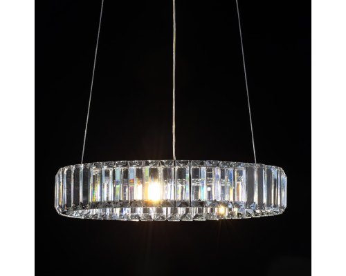 Citilux Чезаре CL338141 LED Люстра хрустальная с пультом Хром