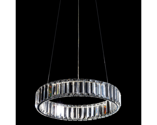 Citilux Чезаре CL338141 LED Люстра хрустальная с пультом Хром