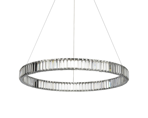 Citilux Чезаре CL338181 LED Люстра хрустальная с пультом Хром