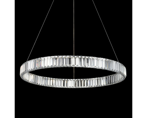 Citilux Чезаре CL338181 LED Люстра хрустальная с пультом Хром