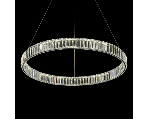 Citilux Чезаре CL338181 LED Люстра хрустальная с пультом Хром