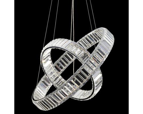 Citilux Чезаре CL338261 LED Люстра хрустальная с пультом Хром