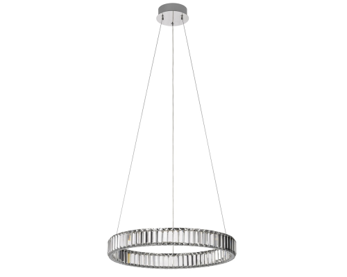 Citilux Чезаре CL338161 LED Люстра хрустальная с пультом Хром