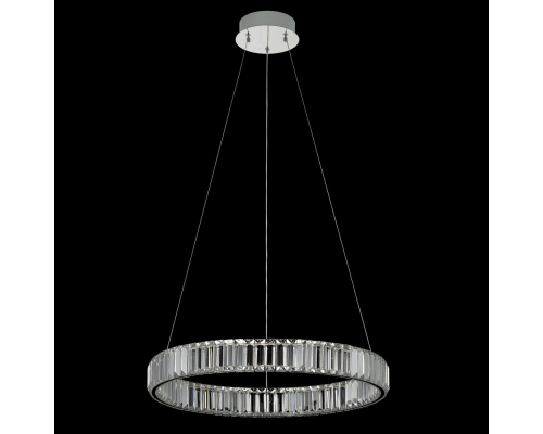 Citilux Чезаре CL338161 LED Люстра хрустальная с пультом Хром