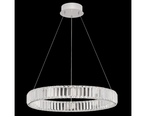 Citilux Чезаре CL338161 LED Люстра хрустальная с пультом Хром