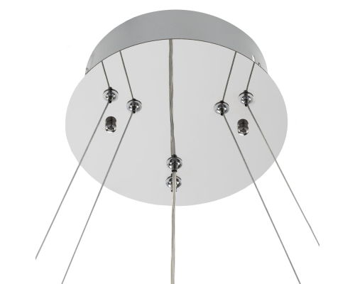 Citilux Чезаре CL338161 LED Люстра хрустальная с пультом Хром