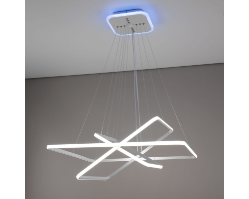 Citilux Неон Смарт CL731AK110E Умная подвесная люстра Белая