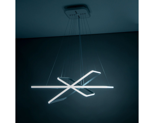 Citilux Неон Смарт CL731AK110E Умная подвесная люстра Белая