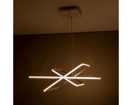 Citilux Неон Смарт CL731AK110E Умная подвесная люстра Белая