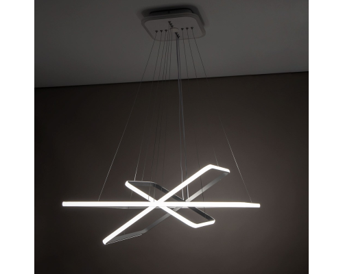 Citilux Неон Смарт CL731AK110E Умная подвесная люстра Белая