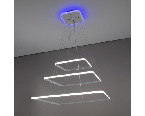 Citilux Неон Смарт CL731AK110E Умная подвесная люстра Белая