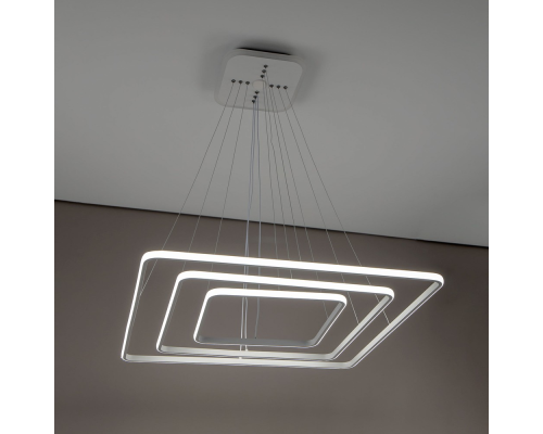 Citilux Неон Смарт CL731AK110E Умная подвесная люстра Белая