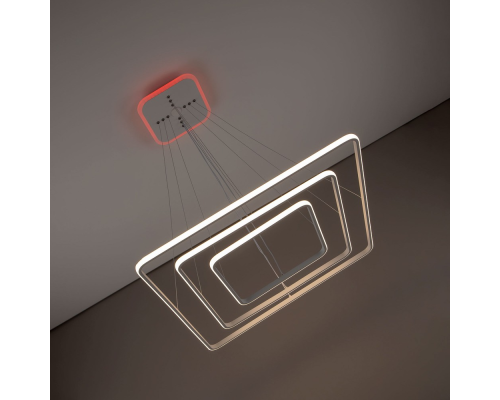 Citilux Неон Смарт CL731AK110E Умная подвесная люстра Белая