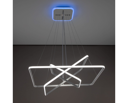 Citilux Неон Смарт CL731AK110E Умная подвесная люстра Белая