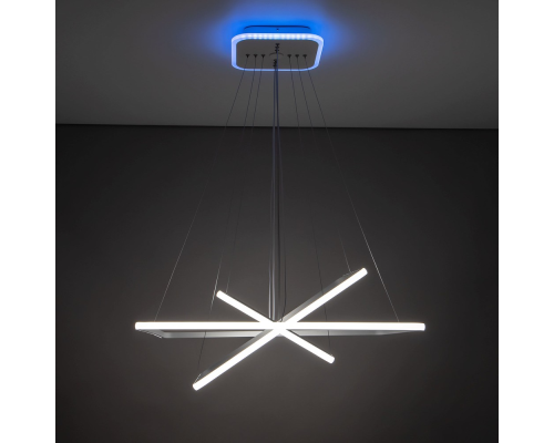 Citilux Неон Смарт CL731AK110E Умная подвесная люстра Белая