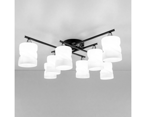 Citilux Нильс CL132185 Люстра потолочная Чёрная