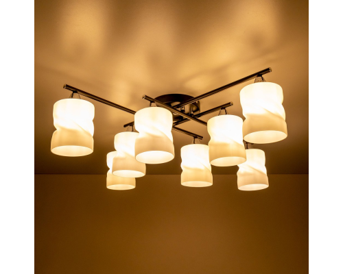 Citilux Нильс CL132185 Люстра потолочная Чёрная