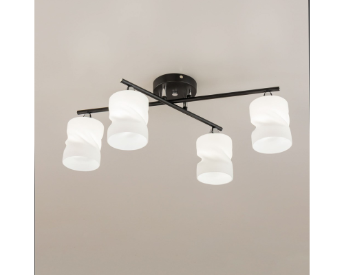 Citilux Нильс CL132145 Люстра потолочная Чёрная