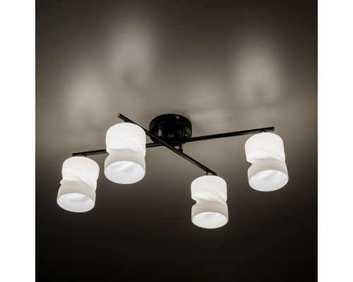 Citilux Нильс CL132145 Люстра потолочная Чёрная