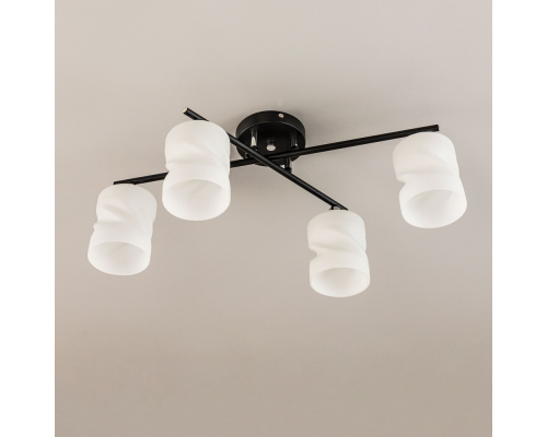 Citilux Нильс CL132145 Люстра потолочная Чёрная