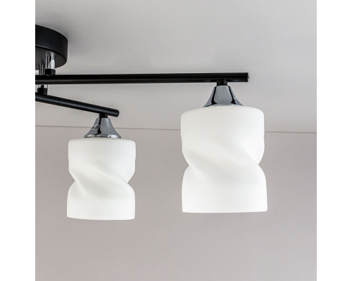 Citilux Нильс CL132145 Люстра потолочная Чёрная