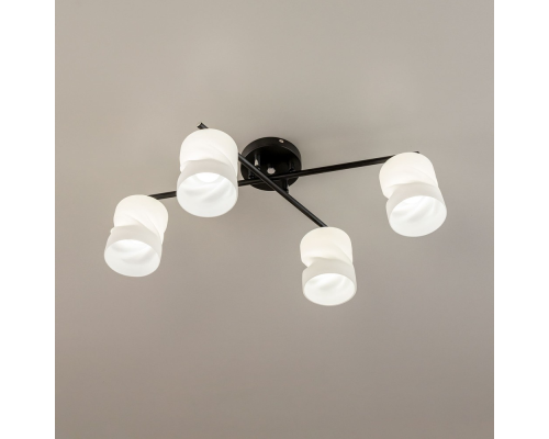 Citilux Нильс CL132145 Люстра потолочная Чёрная