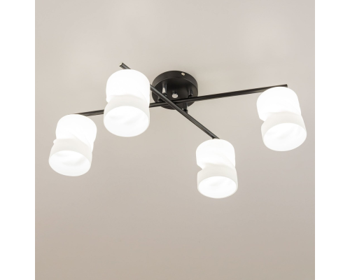 Citilux Нильс CL132145 Люстра потолочная Чёрная