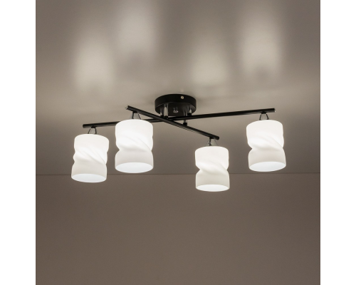 Citilux Нильс CL132145 Люстра потолочная Чёрная