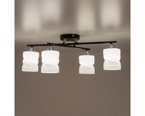 Citilux Нильс CL132145 Люстра потолочная Чёрная