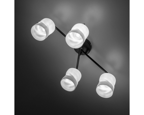 Citilux Нильс CL132145 Люстра потолочная Чёрная