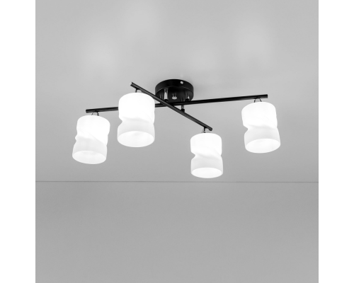 Citilux Нильс CL132145 Люстра потолочная Чёрная