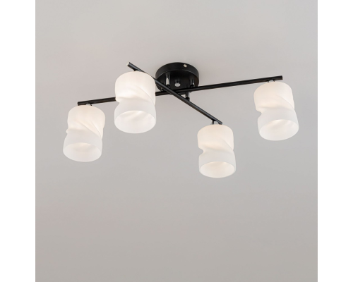 Citilux Нильс CL132145 Люстра потолочная Чёрная