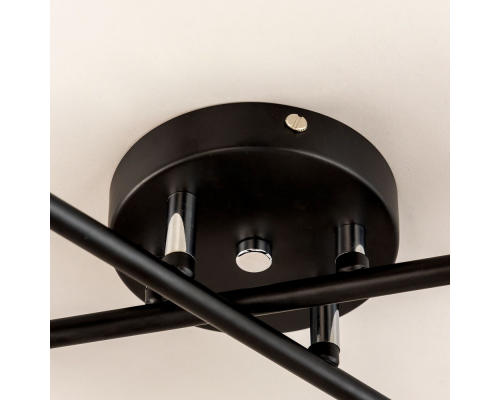 Citilux Нильс CL132145 Люстра потолочная Чёрная