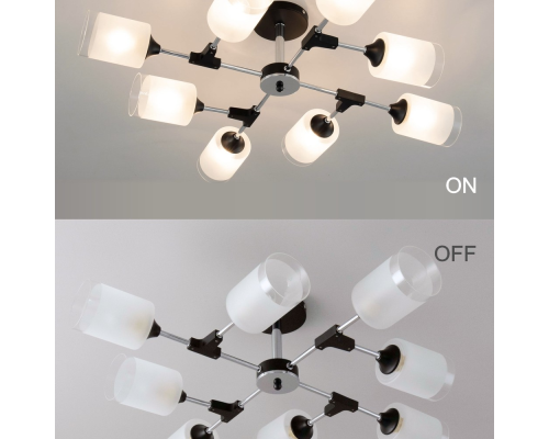 Citilux Эрик CL136185 Люстра потолочная Чёрная