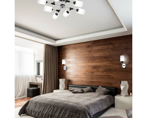 Citilux Эрик CL136185 Люстра потолочная Чёрная