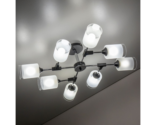 Citilux Эрик CL136185 Люстра потолочная Чёрная