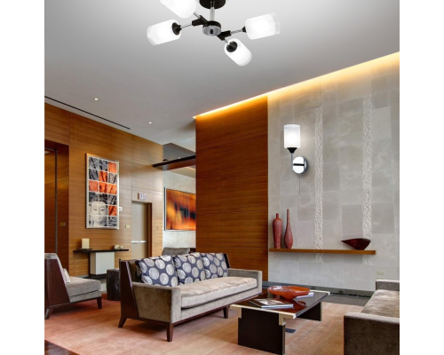 Citilux Эрик CL136145 Люстра потолочная Чёрная