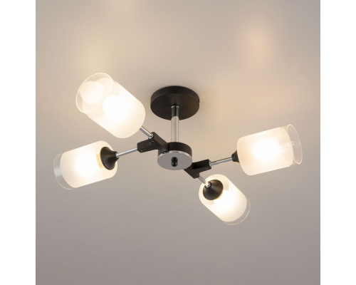 Citilux Эрик CL136145 Люстра потолочная Чёрная